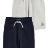 Next Unisex 2 PACK SHORTS - Shorts - Light Grey
