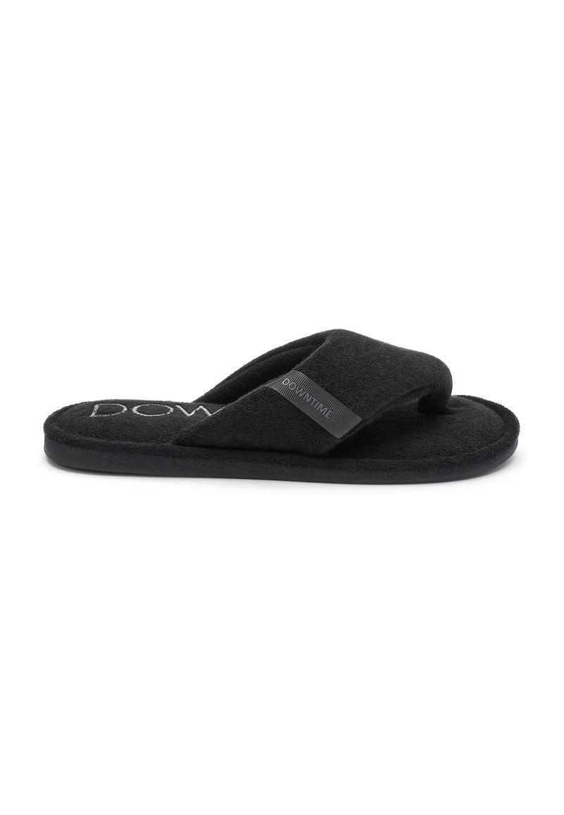 Next Damen TOWEL TOE THONG - Bade-Zehentrenner - Black 1 Next Damen TOWEL TOE THONG - Bade-Zehentrenner - Black