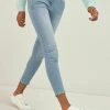 Next LIFT, SLIM AND SHAPE, CROPPED SKINNY JEANS - Jeans Skinny Fit - Light Blue Denim | Damen