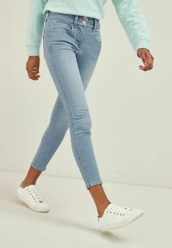 Next LIFT, SLIM AND SHAPE, CROPPED SKINNY JEANS - Jeans Skinny Fit - Light Blue Denim | Damen
