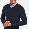 Next Herren MOCK - Strickpullover - Dark Blue