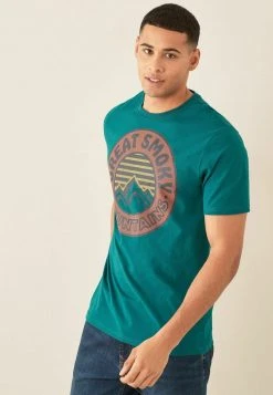 Next Herren 3 PACK - T-Shirt Print - Blue