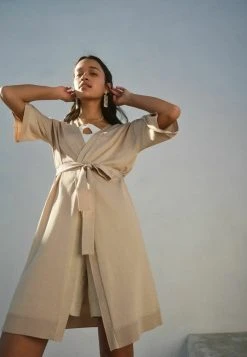 Next Damen Strickjacke - Neutral Brown