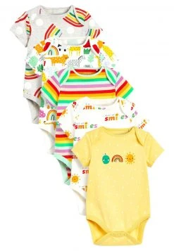 Next 5 PACK SHORT SLEEVE - Body - Mustard Yellow | Unisex