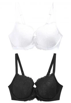 Next Damen 2 PACK - Balconette BH - White