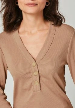 Next Damen LONG SLEEVE - Langarmshirt - Tan -Next Verkäufe 2022 4874c091877b483eb93b15e56073af52