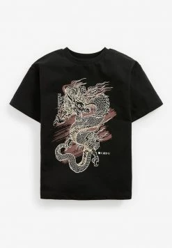 Next Kinder DRAGON - T-Shirt Print - Black