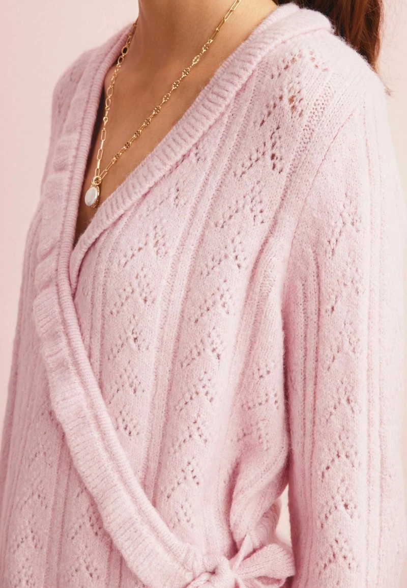 Next Damen Strickjacke - Pink 3 Next Damen Strickjacke - Pink – Bild 3