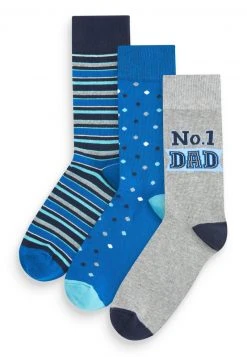 Next Herren 3PACK - Socken - Blue Fathers Day