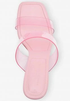 Next Damen PERSPEX TWO BAND - Pantolette Hoch - Pink -Next Verkäufe 2022 494a3173710849efb40e61364c88a851