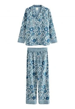 Next Damen SET - Nachtwäsche Set - Blue Floral -Next Verkäufe 2022 49a963a0cd9b4006a04d06758b9d4106