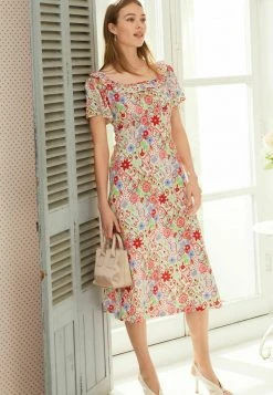 Next Damen CELIA BIRTWELL RUFFLE - Freizeitkleid - Multi Coloured