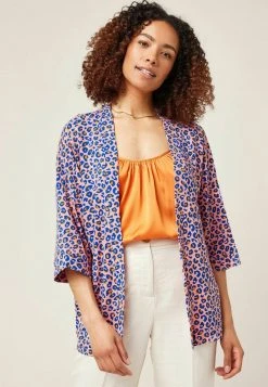 Next Damen Strickjacke - Pink Animal