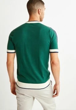 Next Herren KNITTED - T-Shirt Print - Green Arm Stripe -Next Verkäufe 2022 4a523e6f09e5479da0f2bf3e80866493