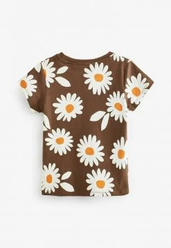 Next Kinder REGULAR (3-16YRS) - T-Shirt Print - Chocolate Brown Daisy -Next Verkäufe 2022 4b0649cb87e045f4924e7e0829abfb3c