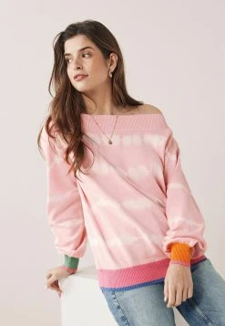 Next Damen TIE DYE - Strickpullover - Pink -Next Verkäufe 2022 4b4e5403a2b2410495daf29e8036028e
