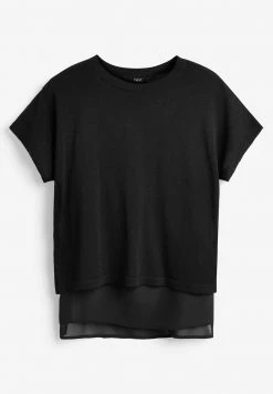 Next Damen T-Shirt Basic - Black -Next Verkäufe 2022 4b540b2d3b2e41b3b8b4610a39754898