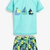 Next Kinder 2 PIECE SUNSAFE - Badeanzug - Blue