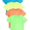 Next Kinder 4 PACK - T-Shirt Basic - Bright Fluros