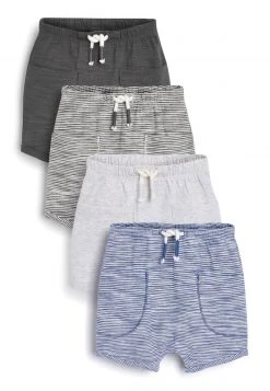 Next Kinder 4 PACK - Shorts - Grey And Navy Blue