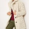 Next Damen TEDDY BORG - Wintermantel - Off-white