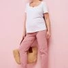 Next Damen Jeans Slim Fit - Pink Denim