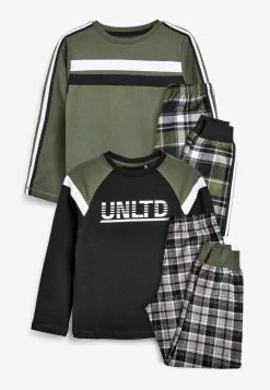 Next Kinder 2 PACK - Nachtwäsche Set - Khaki