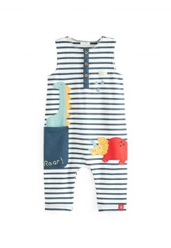 Next Kinder Jumpsuit - Bright Appliquã© Dinosaur