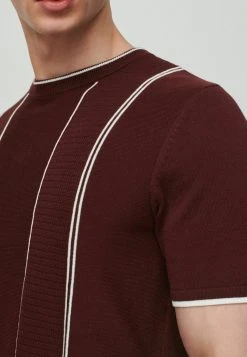 Next Herren KNITTED - T-Shirt Print - Burgundy Red -Next Verkäufe 2022 4cf8c0e6852b48679d53b4ba5f03a43b