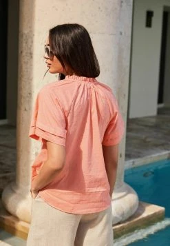 Next Damen TIE FRONT - Bluse - Coral Pink 8 Next Damen TIE FRONT - Bluse - Coral Pink -Next Verkäufe 2022 4d841e9b85f94f41bfc788071477ca37