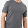 Next CREW - T-Shirt Basic - Metallic Grey | Herren