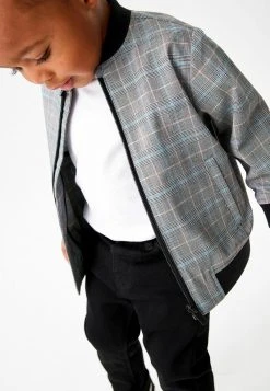 Next Kinder CHECK - Bomberjacke - Grey -Next Verkäufe 2022 4da63748aa244302aa198a3fdd99b521