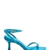 NEXT SIGNATURE STRAPPY TOE LOOP HEEL - Riemensandalette - Blue | Damen