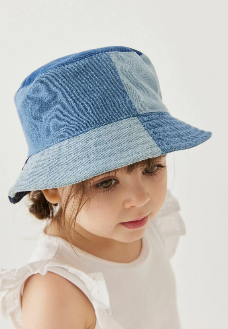 Next Kinder PATCHWORK BUCKET - Hut - Denim 1 Next Kinder PATCHWORK BUCKET - Hut - Denim