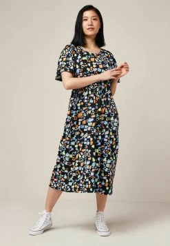 Next Damen Jerseykleid - Leopard Print