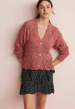 Next Damen Strickjacke - Pink