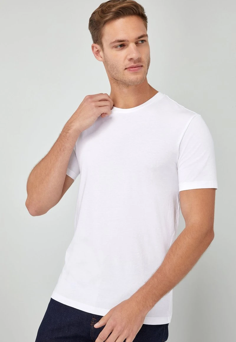 Next Herren CREW - T-Shirt Basic - Off White 1 Next Herren CREW - T-Shirt Basic - Off White