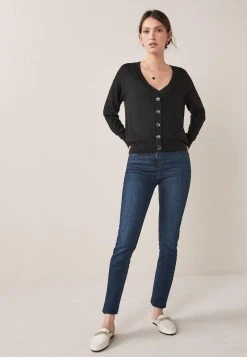 Next Damen DOLMAN - Strickjacke - Black