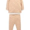 Next Kinder 2 PIECE SPOT SET - Leggings - Hosen - Beige/pink