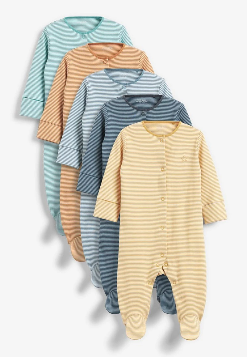 Next Kinder 5 PACK - Strampler - Blue 1 Next Kinder 5 PACK - Strampler - Blue