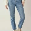 Next Damen Jeans Straight Leg - Blue