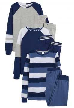 Next Kinder 3 PACK SET - Nachtwäsche Set - Blue