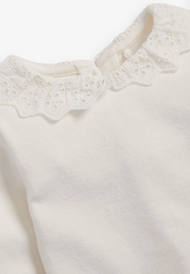 Next BRUSHED BRODERIE COLLAR - Langarmshirt - Off-white | Kinder 3 Next BRUSHED BRODERIE COLLAR - Langarmshirt - Off-white | Kinder – Bild 3