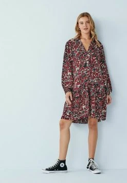 Next Damen Freizeitkleid - Burgundy Red