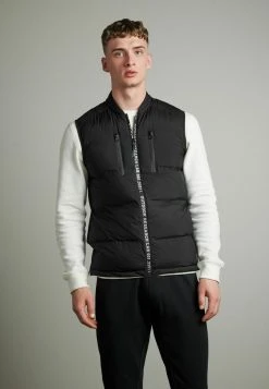 Next Herren SHOWER RESISTANT - Weste - Black