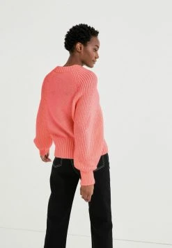 Next Damen VOOP NECK - Strickpullover - Pink -Next Verkäufe 2022 51c5e8850913434f9a62371a280907ad