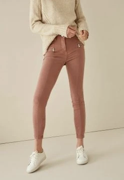 Next Damen Stoffhose - Pink