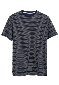 Next Herren T-Shirt Print - Navy Blue Textured -Next Verkäufe 2022 527d7ef90f9f46b6b78f9332aaf4b615
