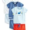 Next Kinder 6 PIECE - Shorts - Blue Nautical Print