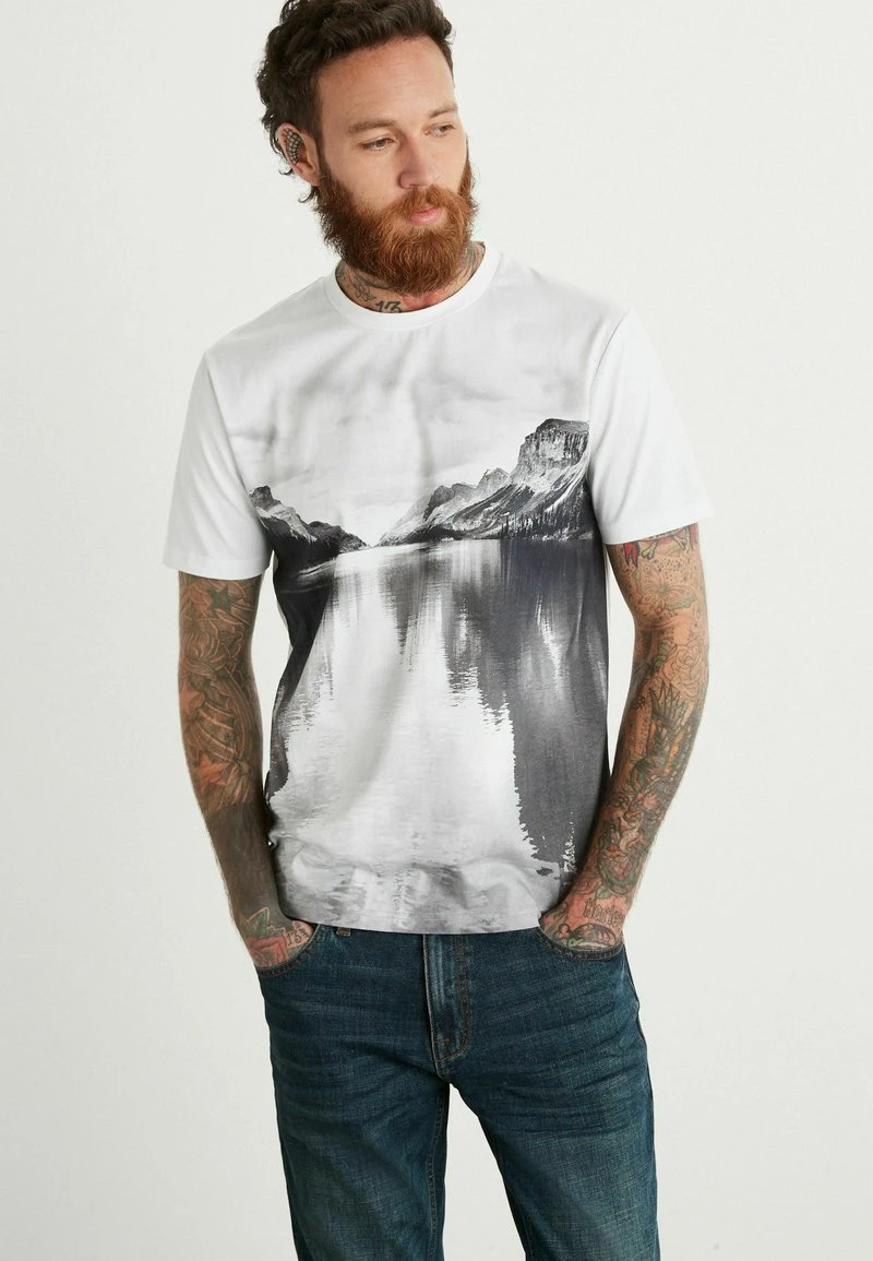 Next Herren GRAPHIC - T-Shirt Print - White 2 Next Herren GRAPHIC - T-Shirt Print - White – Bild 2